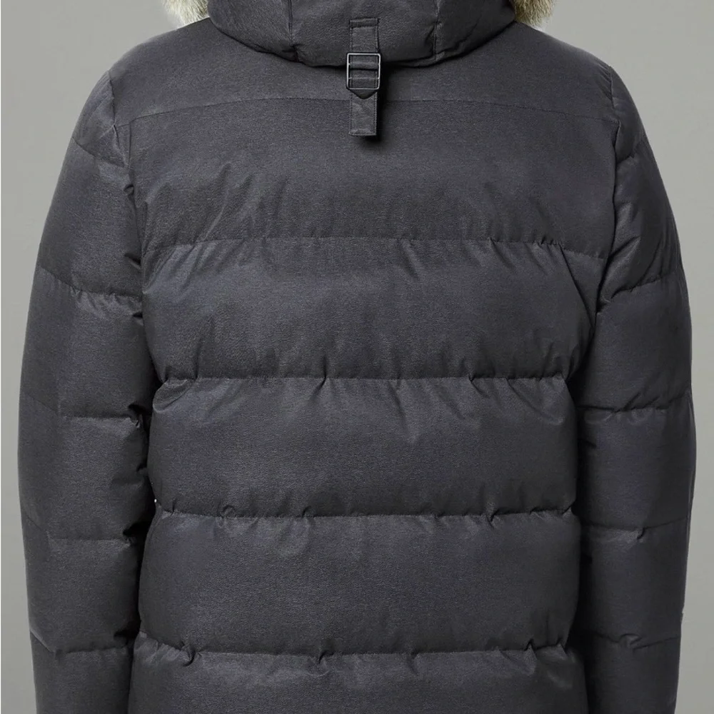 Triple Fat Goose Colburn Men's Charcoal Parka - Picture 2 of 9